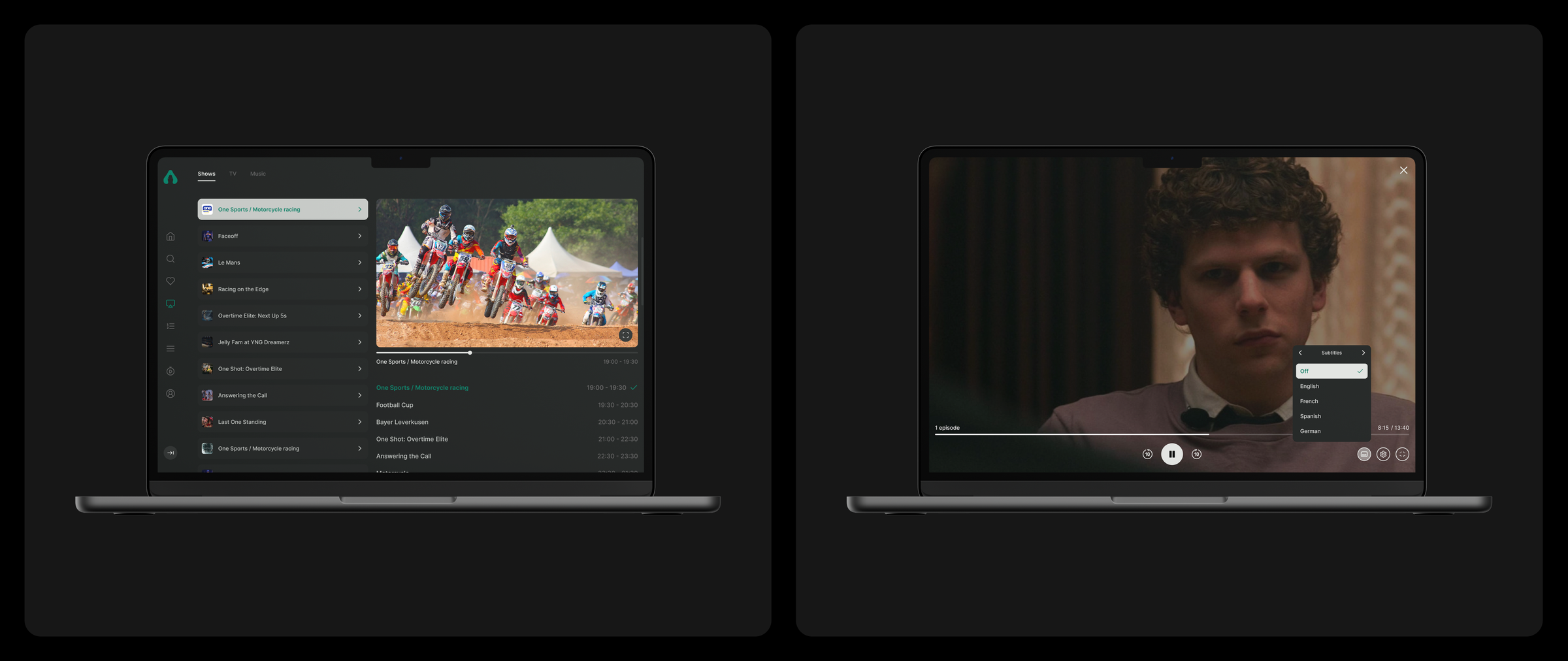 VenomOTT — UI (Desktop) — screen 2