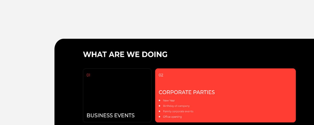 Landing page project cover